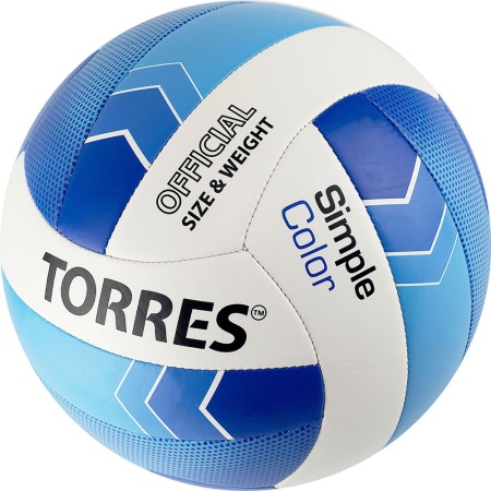 Купить Мяч волейбольный Torres Simple Color любительский р.5 в Шарыпове 